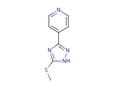 4-[3-(メチルチオ)-4H-1,2,4-トリアゾール-5-イル]ピリジン