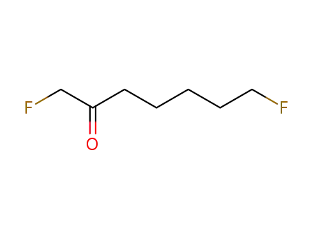 Molecular Structure of 333-06-2 (2-Heptanone,  1,7-difluoro-)