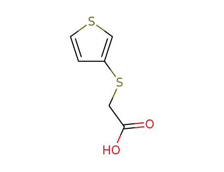 Molecular Structure of 6267-14-7 ((thiophen-3-ylsulfanyl)acetic acid)