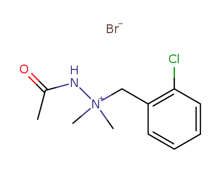 2-acetyl-1-(2-chlorobenzyl)-1,1-dimethylhydrazinium bromide