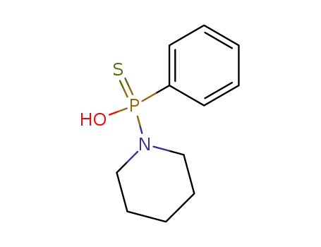 Molecular Structure of 37913-03-4 (Phenyl(1-piperidinyl)phosphinothioic acid)