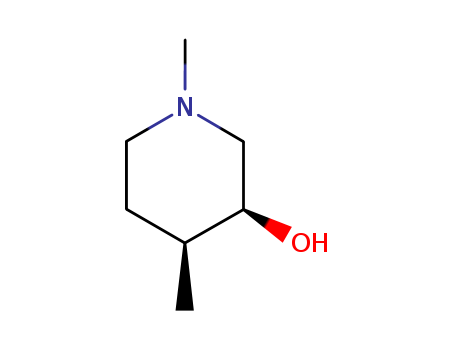 3-Piperidinol, 1,4-dimethyl-, trans-