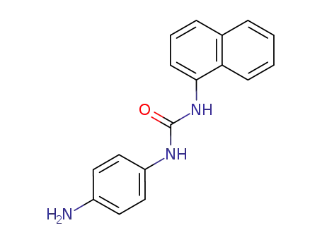 Molecular Structure of 37732-48-2 (1-(4-AMINO-PHENYL)-3-NAPHTHALEN-1-YL-UREA)