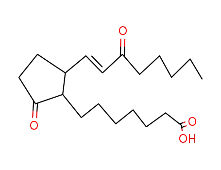 7-[2-oxo-5-(3-oxo-1-octenyl)cyclopentyl]heptanoic acid