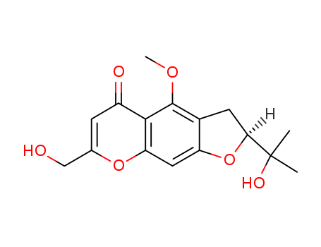 5H-Furo[3,2-g][1]benzopyran-5-one,2,3-dihydro-7-(hydroxymethyl)-2-(1-hydroxy-1-methylethyl)-4-methoxy-, (2S)-