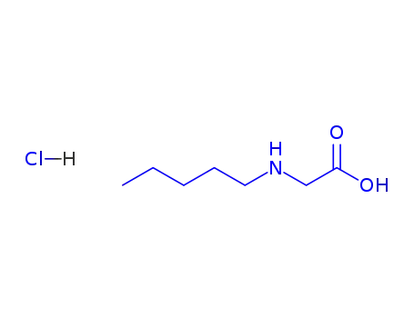 Molecular Structure of 33211-98-2 (N-pentylglycine)