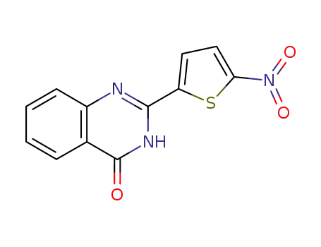 2-(5-nitro-thiophen-2-yl)-3<i>H</i>-quinazolin-4-one