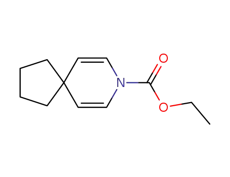 Molecular Structure of 37778-33-9 (ethyl 8-azaspiro[4.5]deca-6,9-diene-8-carboxylate)