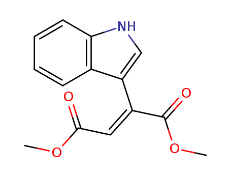 2-Butenedioic acid,2-(1H-indol-3-yl)-, dimethyl ester, (E)- (9CI) cas  6267-88-5