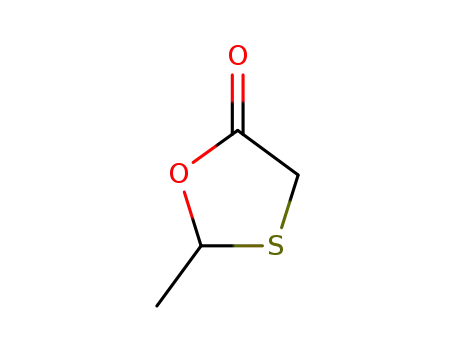 Molecular Structure of 37510-18-2 (2-Methyl-1,3-oxathiolan-5-one)
