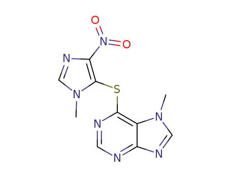 7-methyl-6-[(1-methyl-4-nitro-5-imidazolyl)thio]purine