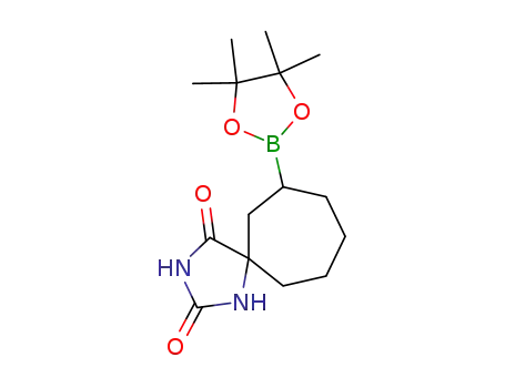 7-(4,4,5,5-tetramethyl-[1,3,2]dioxaborolan-2-yl)-1,3-diaza-spiro[4.6]undecane-2,4-dione