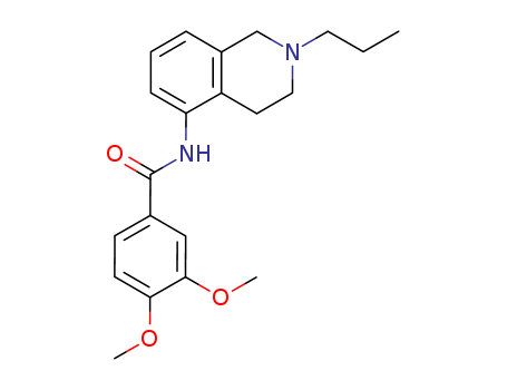 1,2,3,4-TETRAHYDRO-5-(3,4-DIMETHOXYBENZAMIDO)-2-PROPYLISOQUINOLINECAS