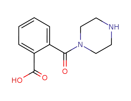 Molecular Structure of 37618-28-3 (2-(PIPERAZINE-1-CARBONYL)-BENZOIC ACID)