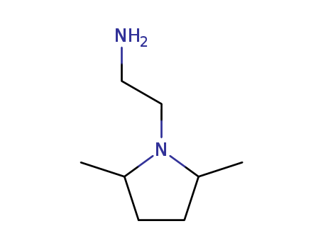 1-Pyrrolidineethanamine,2,5-dimethyl- cas  33304-27-7