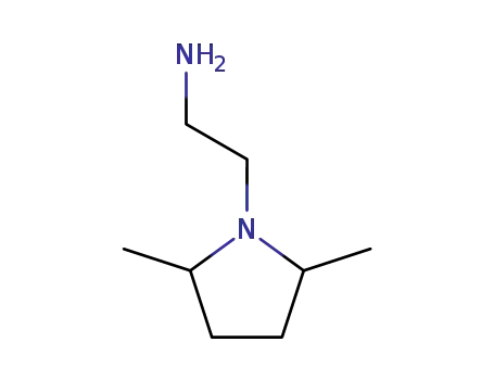 Molecular Structure of 33304-27-7 (2-(2,5-dimethylpyrrolidin-1-yl)ethanamine)