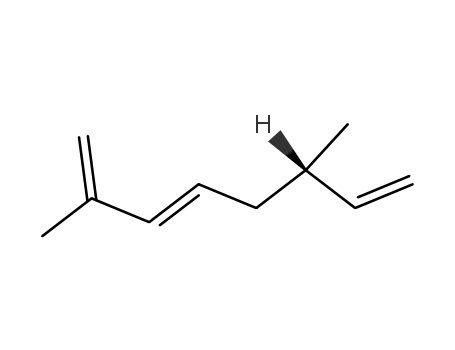 Molecular Structure of 33303-06-9 ((6S,3E)-2,6-Dimethyl-1,3,7-octatriene)