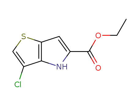 에틸 3- 클로로 -4H- 티에 노 [3,2-B] 피롤 -5- 카복실 레이트