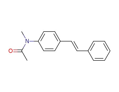 Molecular Structure of 33365-46-7 (N-methyl-N-{4-[(E)-2-phenylethenyl]phenyl}acetamide)