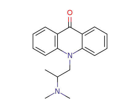 Molecular Structure of 3785-45-3 (10-[2-(dimethylamino)propyl]acridin-9(10H)-one)