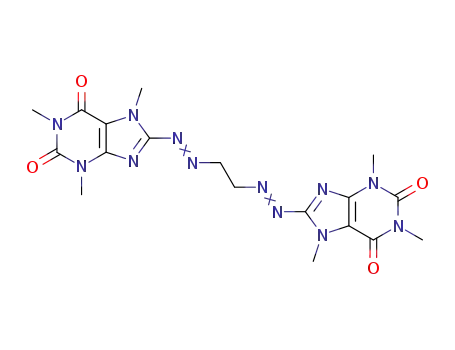 1,3,7,1',3',7'-hexamethyl-3,7,3',7'-tetrahydro-8,8'-(ethanediyl-bis-azo)-bis-purine-2,6-dione