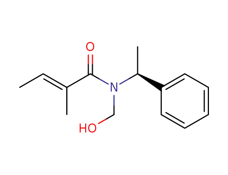 (E)-2-Methyl-but-2-enoic acid hydroxymethyl-((S)-1-phenyl-ethyl)-amide