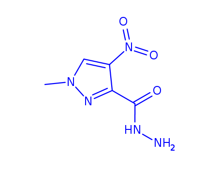 1H-pyrazole-3-carboxylic acid, 1-methyl-4-nitro-, hydrazid