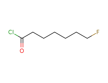 Molecular Structure of 821-56-7 (7-fluoro-heptanoyl chloride)