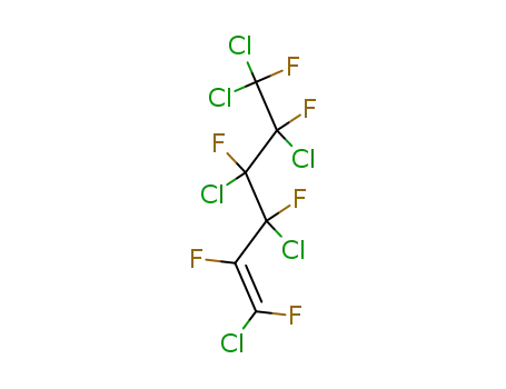 Molecular Structure of 376-79-4 (1,3,4,5,6,6-Hexachloro-1,2,3,4,5,6-hexafluoro-1-hexene)