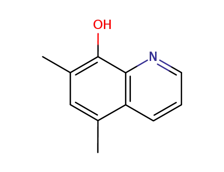 Molecular Structure of 37873-29-3 (5,7-Dimethyl-8-hydroxyquinoline)