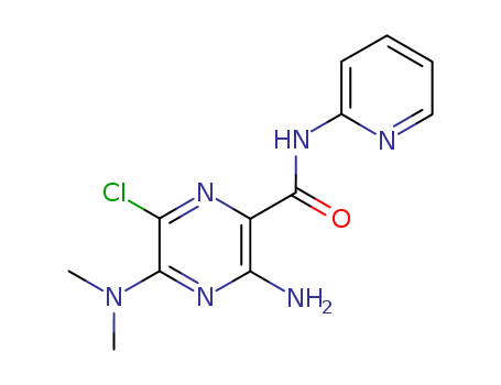 3-amino-6-chloro-5-(dimethylamino)-N-2-pyridinyl-2-Pyrazinecarboxamide