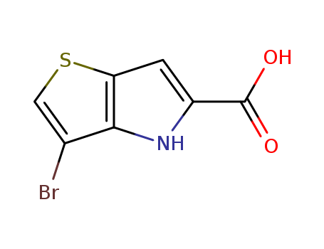 3-BROMO-4(H)-THIENO[3,2-B]PYRROLE-5-CARBOXYLICACID 2-b]pyrrole-5-carboxylic acid 332099-36-2 98% min