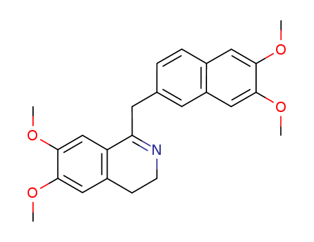 Isoquinoline,1-[(6,7-dimethoxy-2-naphthalenyl)methyl]-3,4-dihydro-6,7-dimethoxy- cas  37708-04-6