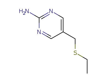 2-피리미딘아민, 5-[(에틸티오)메틸]-(9CI)