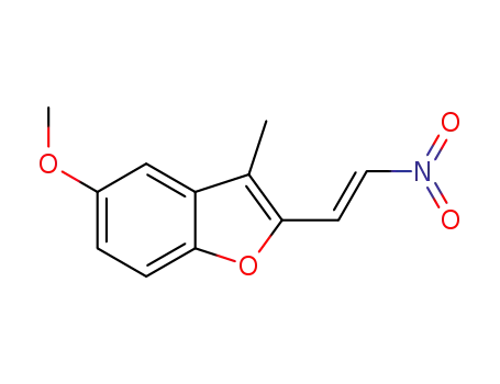 (E)-5-methoxy-3-methyl-2-(2-nitrovinyl)benzofuran