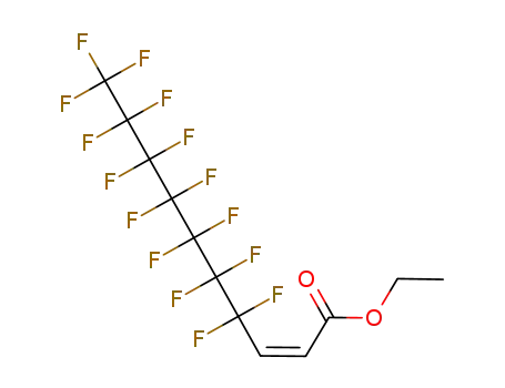Molecular Structure of 107124-83-4 (Ethyl Z-3-F-heptyl 2-propenoate)