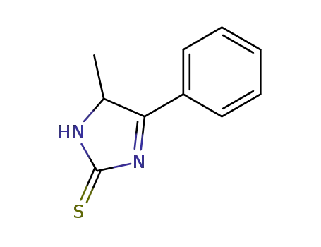 Molecular Structure of 33289-24-6 (5-Methyl-4-phenyl-3-imidazoline-2-thione)