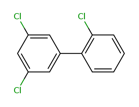 Molecular Structure of 37680-68-5 (2',3,5-TRICHLOROBIPHENYL)