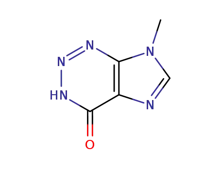 Molecular Structure of 37805-72-4 (7-methyl-1,7-dihydro-4H-imidazo[4,5-d][1,2,3]triazin-4-one)