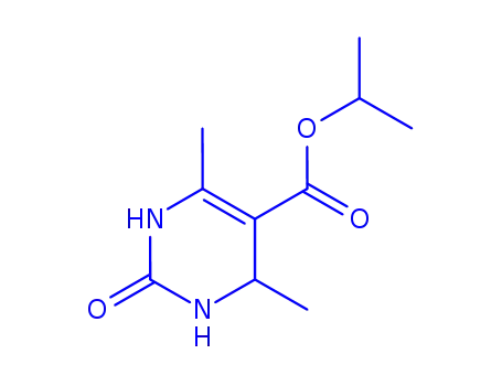 Molecular Structure of 333439-11-5 (5-Pyrimidinecarboxylicacid,1,2,3,4-tetrahydro-4,6-dimethyl-2-oxo-,1-methylethylester(9CI))