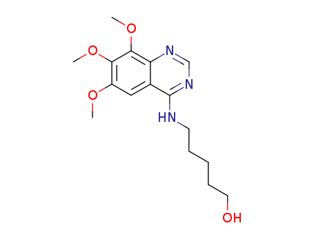 1-Pentanol,5-[(6,7,8-trimethoxy-4-quinazolinyl)amino]- cas  33371-02-7