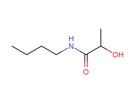 Molecular Structure of 3328-88-9 (N-butyl-2-hydroxypropanamide)
