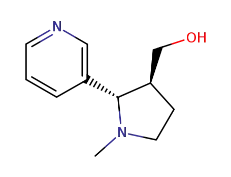 Molecular Structure of 33224-02-1 (trans-3Hydroxymethylnicotine)