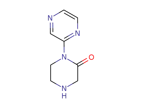 Molecular Structure of 374795-66-1 (Piperazinone, 1-pyrazinyl- (9CI))