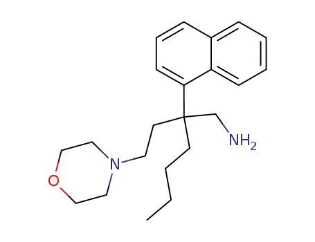 2-(2-morpholin-4-yl-ethyl)-2-naphthalen-1-yl-hexylamine