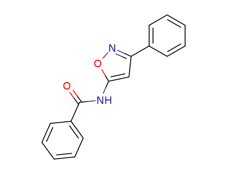Molecular Structure of 37853-32-0 (N-(3-phenyloxazol-5-yl)benzamide)