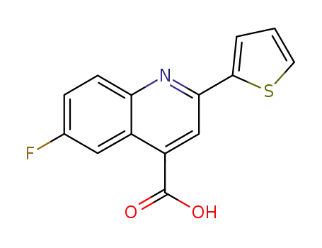 6-Fluoro-2-thiophen-2-yl-quinoline-4-carboxylic acid