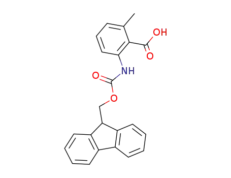Molecular Structure of 870150-57-5 (FMOC-2-AMINO-6-METHYLBENZOIC ACID)