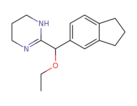 3,4,5,6-Tetrahydro-2-[ethoxy(5-indanyl)methyl]pyrimidine