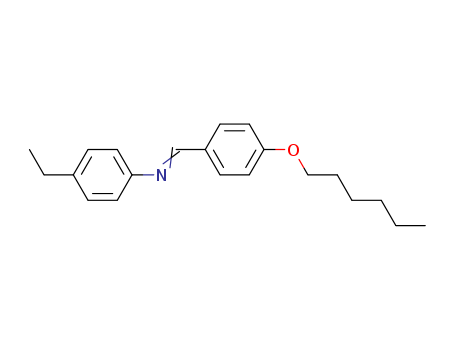 Benzenamine,4-ethyl-N-[[4-(hexyloxy)phenyl]methylene]- cas  37599-77-2